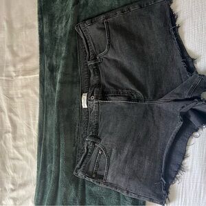 Abercrombie & Fitch Charcoal Denim Shorts